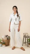 K 960 New Colors By Naisha Cotton Printed Crop Shirt
